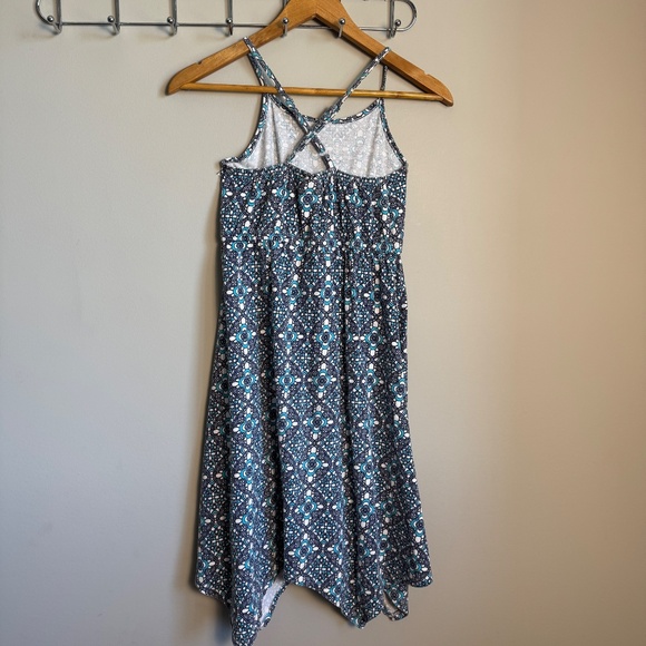 Juicy Couture Girls Sleeveless Aztec Knit Dress Large (10-12) Asymmetrical Hem - Picture 4 of 10